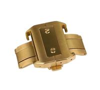 SVKVBNLNGK Bracelet for boucle papillon 18mm 21mm, accessoire de montre en acier inoxydable 316L, adapté for Santos Fermoir de montre(Gold color 21mm)