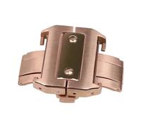 SVKVBNLNGK Bracelet for boucle papillon 18mm 21mm, accessoire de montre en acier inoxydable 316L, adapté for Santos Fermoir de montre(Rose gold color 21mm)