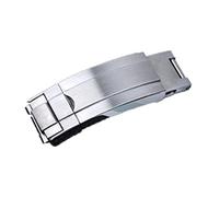 SVKVBNLNGK Bracelet Tirez la dent Tooth Fermoir 9mm Remplacement en acier inoxydable Flap coulissant Déploiement Fit for Rolex Fermoir de montre