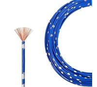 SVKVBNLNGK Câble audio AVSS for haut-parleur de voiture, 5/10 m, fil fin en cuivre pur isolé PVC, carré 0,5 2 mm, cordon d'alimentation automobile Fil(Blue,10M_20AWG SQ0.5MM)