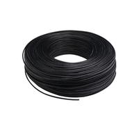 SVKVBNLNGK Câble blindé UL1533 5/10/30 m, calibre 32 30 28 26 24 AWG, for casque audio, PVC, fil de blindage électronique en cuivre étamé noyau unique Fil(Black,10 METERS_30AWG)