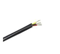 SVKVBNLNGK Câble d'alimentation électrique audio, gaine en silicone noir résistant for la chaleur, 22 for 10 AWG, 2 conducteurs, isolation 3C, 4C, 6C, 1/3 m Fil(3 Cores Black,1 METER_22AWG SQ0.3MM)
