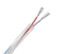 SVKVBNLNGK Câble d'alimentation for gaine transparente de 1 300cm, 2, 3, 4 ou 5 conducteurs, 28/26/24/22/20/18/16 AWG, câble en cuivre étamé isolé PVC, fil LED Fil(2 Cores,3 METERS_26AWG)