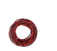 SVKVBNLNGK Câble de haut-parleur rouge et noir 5/10 m, 2 x 0,3 mm/2,5 mm, fil base audio en cuivre étamé, calibre broches AWG Fil(5m)
