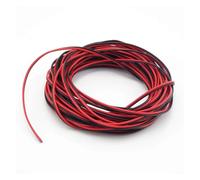 SVKVBNLNGK Câble d'extension de bande LED rouge for 2 broches, câble en PVC, fil cuivre isolé étamé 20/22/24 AWG SM JST, cordon électrique for pilote puces Fil(30M,22 AWG)