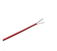 SVKVBNLNGK Câble d'extension électrique 5 m en cuivre étamé for bande LED RVB WS2812 WS2811 disponible 18/20/22/24/26 AWG isolé PVC rouge noir Fil(5M 20 AWG)