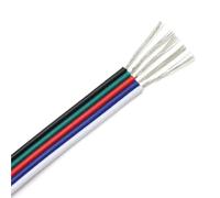 SVKVBNLNGK Câble d'extension LED 2/5/10 m, 2/3/4/5/6 broches, câble électrique for bande lumineuse RGB, RGBW, RGBWW, SMD WS2812B, connecteur JST Fil(5pin,2 METERS_18AWG)