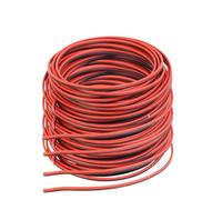 SVKVBNLNGK Câble d'extension universel 2P 5/10/20 m, fil en cuivre étamé PVC for appareils électroménagers, éclairage, câblage électrique, antivol automobile Fil(2P 20m Red-Black)