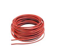 SVKVBNLNGK Câble d'extension universel 2P 5/10/20 m, fil en cuivre étamé PVC for appareils électroménagers, éclairage, câblage électrique, antivol automobile Fil(2P 10m Red-Black)