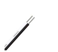 SVKVBNLNGK Câble électrique 12 V 2 broches 5 m/10 m/20 m, câble en cuivre étamé, conducteurs isolés PVC, d'extension for bande LED, calibre 20 22 18 AWG Fil(2 Pin White Black,5M_20 AWG)