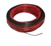 SVKVBNLNGK Câble électrique 2 broches 10 m for voiture et moto, connecteur rouge/noir for éclairage LED, rallonges, fil de cuivre pur Fil