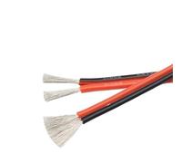 SVKVBNLNGK Câble électrique RVB rouge/noir for 2 broches, calibre 12, 14, 16, 18, 20 et 22 AWG, isolé PVC, cuivre nu, câbles LED, 5/10 m Fil(10 METERS_12AWG 2.5MM2)