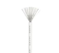 SVKVBNLNGK Câble en cuivre étamé sans halogène, résistant for la chaleur et faible dégagement de fumée, UL3266 PE, 10 m, 30 AWG ~ 12, respectueux l'environnement Fil(WHITE,10 METERS_14AWG)