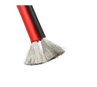 SVKVBNLNGK Câble en silicone souple et flexible for 2 broches, rouge noir, 28 AWG, 26 24, 22 20 18 16, fil de cuivre étamé résistant for la chaleur Fil(40M_20 AWG)