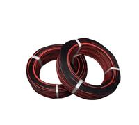 SVKVBNLNGK Câble flexible en caoutchouc de silicone et fil cuivre 1/5 m, 30 AWG, 28, 26, 24, 22, 20, 8, connecteur LED, noir rouge Fil(5M_14 AWG)