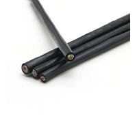 SVKVBNLNGK Câble multiconducteur blindé en caoutchouc de silicone 1/3/5 m 0,3-2,5 mm², 4 ou 6 conducteurs isolés, fil cuivre flexible résistant for la température Fil(Square 0.75mm,5 ME_4 CORES)