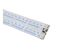 SVKVBNLNGK Câble plat flexible UL2468 2/5/10 m, noyau 24 AWG 26, 6, 7, 8, 9, 10, 12 broches, câble de connexion d'alimentation étendu 300 V, fil en PVC Fil(24AWG Blue White,10 METERS_9P)