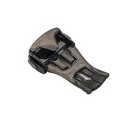 SVKVBNLNGK Clip pliant clip en acier inoxydable boucle pliante boucle de 18mm boucle métal montre boucle compatible for oméga Fermoir de montre(Noir)
