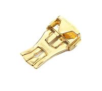 SVKVBNLNGK Clip pliant clip en acier inoxydable boucle pliante boucle de 18mm boucle métal montre boucle compatible for oméga Fermoir de montre(E)