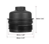 SVKVBNLNGK Couvercle De Boîtier De Filtre for Huile A73Q 057115433A, Adapté for Touareg 3.0 TDI 2007-2018 for A4 A5 A6 2.7TDI 3.0TDI Bouchon de Filtre à Huile
