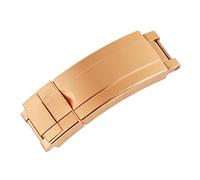 SVKVBNLNGK En acier inoxydable 9 * 9mm Micro Ajuster la boucle de boucle de boucle de serrure de glissement for la vis de branlette de caoutchouc Connectez-vous en or rose RoseGold Tools Fermoir de mo