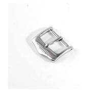 SVKVBNLNGK Fermoir de montre en acier inoxydable 10mm 12mm16mm de 14mm16mm 18mm 20mm 22mm argent en cuir en métal en cuir métal bracelet for broche Boucle de boucle Fermoir de montre(Silver,20mm)