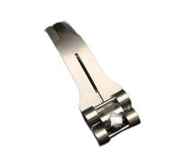 SVKVBNLNGK Fermoir en acier inoxydable Boucle pliante boucle de boucle en argent Accessoires de connecteur Fermoir de montre(Silver 5x10mm)