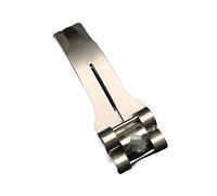 SVKVBNLNGK Fermoir pliant or et argent 5x10 mm 8x16 mm de boucle en acier inoxydable boucle accessoire accessoire adapté for Rolex Fermoir de montre(Silver gold 8x16mm)