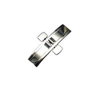 SVKVBNLNGK L4 l2 Sangle sans soudure en acier inoxydable Boucle de boucle Double Push Push Push Fermoir Métal Watch Accessoires Compatible for Longines Fermoir de montre(5x23mm)