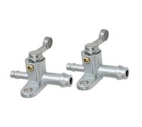 SVKVBNLNGK Lot de 2 robinets de réservoir de Carburant en Ligne de 8 mm, Filtre, Interrupteur for PW50, PW80, Pit Pro, Quad, Dirt Bike, ATV, Buggy Robinet d'essence pour Moto