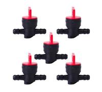 SVKVBNLNGK Lot de 5 vannes d'arrêt Droites en Ligne for Petits Moteurs, 1/4" Robinet d'essence pour Moto