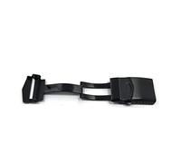 SVKVBNLNGK Métal double bouton-poussoir bouton pliage boucle boucle papillon déploiement boucle de fermoir regarder la bracelet réparation noir argent 22mm montre fermoir Fermoir de montre(Noir)
