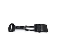 SVKVBNLNGK Métal double bouton-poussoir bouton pliage boucle boucle papillon déploiement boucle de fermoir regarder la bracelet réparation noir argent 22mm montre fermoir Fermoir de montre(Noir)