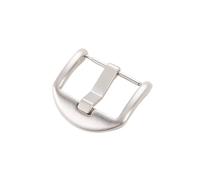 SVKVBNLNGK Mode Argent Black Strap Universal Boucle En acier inoxydable Fermoir double face en acier inoxydable Fermoir de montre(20mm Silver)
