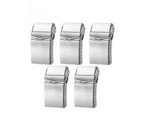 SVKVBNLNGK Montre Pièces Métalliques Bracelet En Acier Inoxydable Boucle Brossée En Acier Inoxydable 18mm 20mm Montre Fit For62mas Fermoir de montre(18 mm 5 pcs)