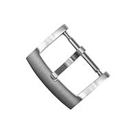 SVKVBNLNGK Pièces de montre pièces en acier inoxydable boucle de ceinture boucle balle boucle polie 18 mm 20 mm 2.0 for barre for ressort Fermoir de montre(18mm Brushed)
