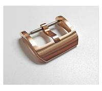 SVKVBNLNGK Regarder des pièces boucle en bronze for bretelles boucle de la langue brossée 20 mm 3,0 for des barres for ressort Fermoir de montre