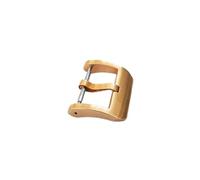 SVKVBNLNGK Regarder des pièces boucle en bronze for bretelles boucle de la langue brossée 20 mm 3,0 for des barres à ressort Fermoir de montre