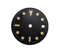 SVKVBNLNGK Regardez des pièces 28.5mm Blue/Black Regarder un cadran de montre for 2824 2836/2813 Mouvement Regarder des pièces d'insertion for la fenêtre Date Modifier les accessoires Cadran de mont