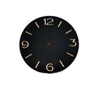 SVKVBNLNGK Regardez des pièces de montre Diamètre de montre 39mm Double-Deck Sandwich Noir Cadran vert lumineux compatible for ETA6497 6498 St3600 st3621 Pas de seconde Cadran de montre