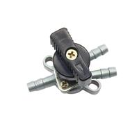 SVKVBNLNGK Robinet de réservoir de Carburant à 3 Voies, Robinet de Carburant Facile à Installer, Interrupteur d'huile Solide 1 entrée et 2 Sorties Robinet d'essence pour Moto