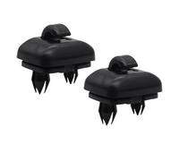 SVKVBNLNGK Support de Crochet de Clip de Pare-Soleil for 8U0857562 8E0857562 adapté for Audi A1 A3 A4 A5 Q3 Q5 2013 2014 201 Boucle en Plastique pour Automobile(Black 2pcs)