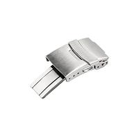 SVKVBNLNGK Voir fermoir 18 mm 20 mm 20 mm 22 mm de fermoir de sécurité pliante boucle de déploiement de boucle de déploiement Fermoir de montre(18MM)