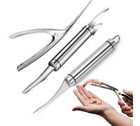 SVOCK 3 Pièces Couteau à Crevette Poisson Tout En 1, Eplucheur 304 Acier Inoxydable, Multifunctional Shrimp Line Fish Maw Knife pour Des Tels Que Les Crevettes