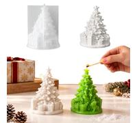 SVOCK Moule en silicone en forme d'arbre de sapin, moules en plâtre à | Moules en plâtre pour couler de Noël, moule en forme d'arbre 3D pour plâtre, moules en silicone en résine époxy