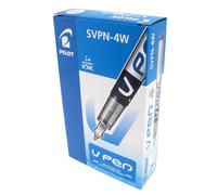 Pilot 326530 Lot De 12 Stylo Plume Jetable Pointe 0,4 Mm Bleu