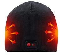 Svpro Bonnet Électrique Rechargeable Épais et Chaud avec 3 Réglages de Chauffage, Hommes et Femmes, Bonnet Crânien Chauffé jusqu'à 3-7H