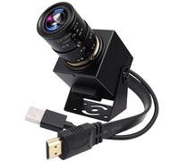 SVPRO Caméra HDMI 4K USB - Zoom manuel - Gros plan - Objectif variable de 2,8 à 12 mm - Plug and Play - Pour l'industrie, le streaming et les vidéos à domicile