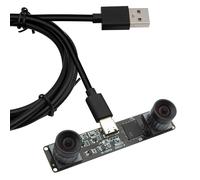 Svpro Caméra Industrielle USB 4K 1080P 60 fps Haute Vitesse Double Objectif Synchronisée PC Compatible UVC Caméra Industrielle pour Biométrique 3D VR