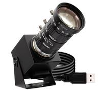 SVPRO Caméra USB 48 MP avec objectif zoom de 5 à 50 mm, ultra haute définition 8000 x 6000 Pro caméra industrielle vision industrielle pour ordinateur, Raspberry Pi